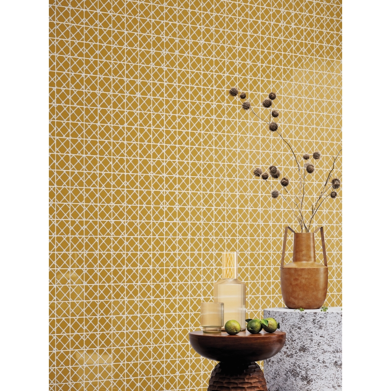 VECTORA - 2X2/12X12, YELLOW, GLOSSY